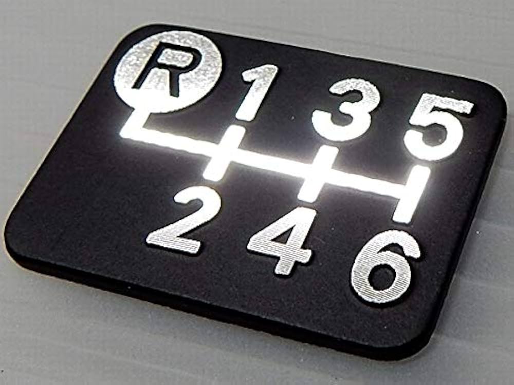 Amazon.co.jp: Tuningfan ダイヤカット シフトパターンプレート